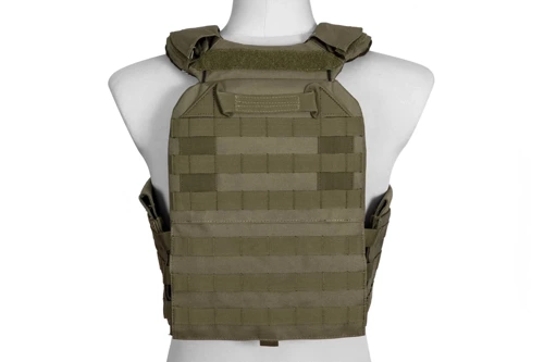 GFC Tactical - Tactical Vest Quick Release Plate Carrier - Olive - GFT-18-030898