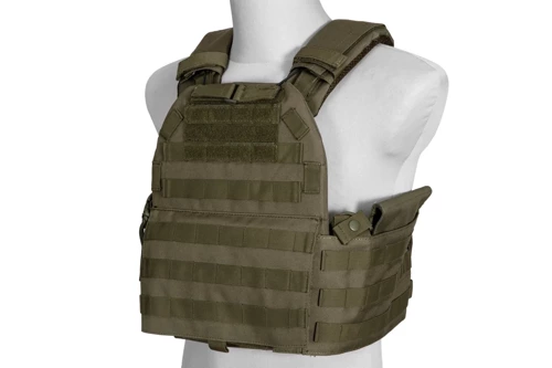 GFC Tactical - Tactical Vest Quick Release Plate Carrier - Olive - GFT-18-030898