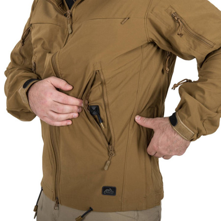 Helikon - Cougar® QSA™ + HID™ Jacket - Soft Shell Windblocker - Black - KU-CGR-SM-01