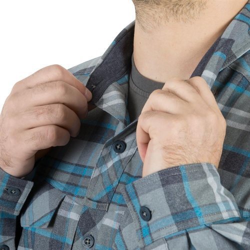 Helikon - Defender Mk2 Pilgrim Shirt - Blue Plaid - KO-DPG-SR-P6501