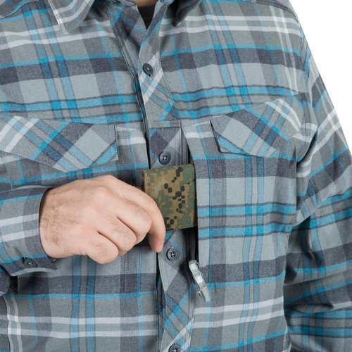 Helikon - Defender Mk2 Pilgrim Shirt - Blue Plaid - KO-DPG-SR-P6501