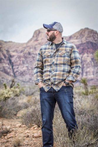 Helikon - Defender Mk2 Pilgrim Shirt - Blue Plaid - KO-DPG-SR-P6501