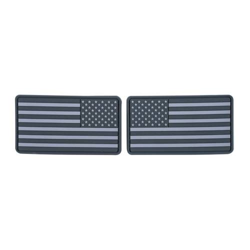 Helikon - PVC USA Flag Patch Large - 2 Pcs. - Gray - OD-FUL-RB-19