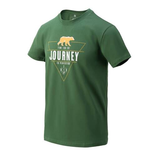 Helikon - T-Shirt Journey to Perfection - Cotton - Monstera Green - TS-JTP-CO-MG