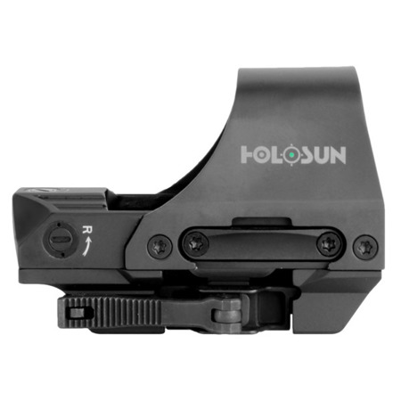 Holosun - Red Dot HE510C-GR Elite Multi Reticle Green Dot - Solar Panel - Green Dot - Black - HE510C-GR