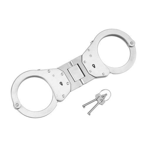 KEL-MET - Hinged handcuffs KM 2500 - Steel - Double Lock