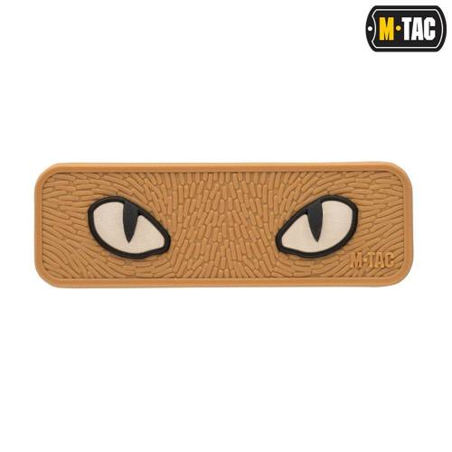 M-Tac - 3D PVC Cat Eyes Patch - Coyote - 51114005