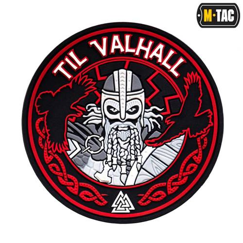 M-Tac - 3D PVC Til Valhall Patch - Black / Red - 51142332