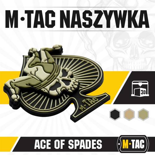 M-Tac - Ace of Spades patch - PVC 3D - Olive - 51108201