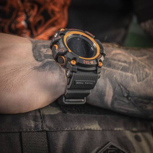 M-Tac - Adventure Tactical Watch - Black / Orange - 50005035