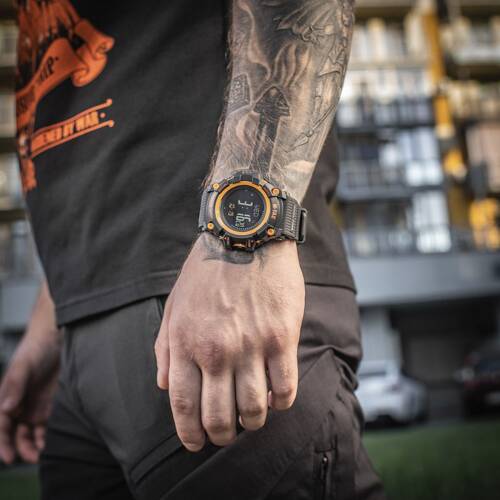 M-Tac - Adventure Tactical Watch - Black / Orange - 50005035