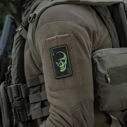 M-Tac - Face of War Patch - Embroidery - Black/Green - 51389201