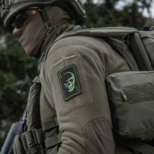 M-Tac - Face of War Patch - Embroidery - Black/Green - 51389201