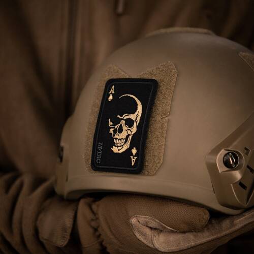 M-Tac - Face of War Patch - Embroidery - Black/Orange - 51389035