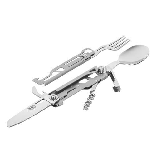 M-Tac - Folding Camping Cutlery - Stainless steel - 60011135