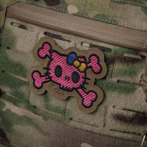 M-Tac - Kitty Pink Patch - Embroidery - Yellow and Blue Bow - Coyote - 51393005