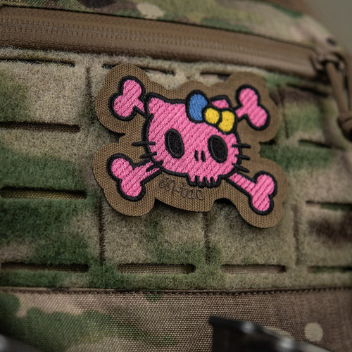 M-Tac - Kitty Pink Patch - Embroidery - Yellow and Blue Bow - Coyote - 51393005