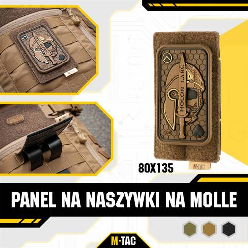 M-Tac - MOLLE Panel for Patches - 80 x 135 mm - Coyote - 10122005