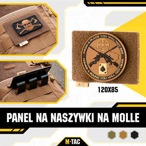 M-Tac - MOLLE Patch Panel - 120 x 85 mm - Coyote - 10121005