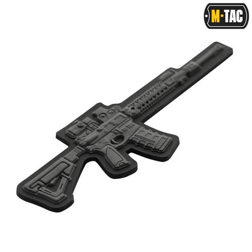 M-Tac - Morale Patch AR-15 - PVC 3D - Dark Grey - 51112012