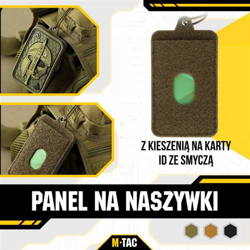 M-Tac - Patch Panel with ID Card Pocket with Lanyard - Olive - 10118001