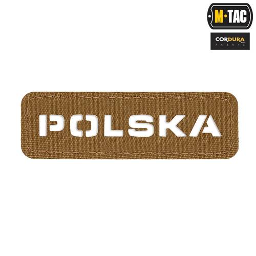 M-Tac - Patch Poland 25х80 - Laser Cut - Coyote - 51002005