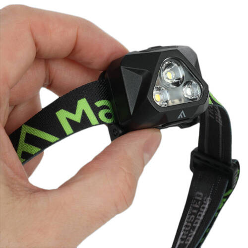 Mactronic - Headlamp Flashlight Illuma - 430 lm - USB-C - Black - AHL0081