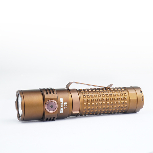 Mactronic - Sirius T25 Rechargeable LED Flashlight - 2500 lm - Coyote Brown - THH0172