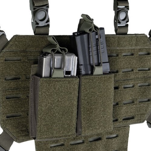 Mil-Tec - AR15 Mag Holder with Hook-and-loop Panel - Double - Dark Coyote - 13496201