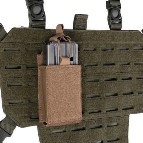 Mil-Tec - AR15 Mag Holder with Hook-and-loop Panel - Single - Dark Coyote - 13496119