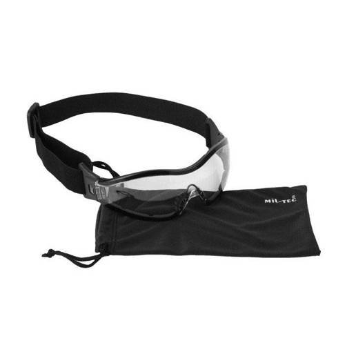 Mil-Tec Plus - Commando Para Safety Goggles - Clear - 15615200