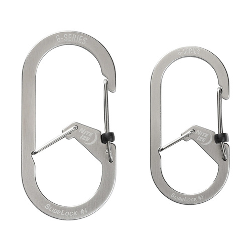 Nite Ize - G-Series SlideLock #3 Carabiner - Stainless Steel - GSL3-11-R6