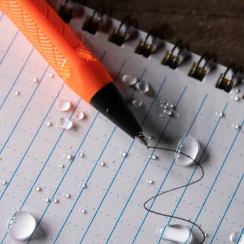 Rite In The Rain - Mini Bolt Action Waterproof Pen - Orange - OR20