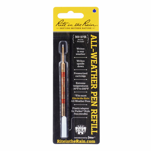 Rite in the Rain - All Weather Pen Refill - Red - 57R