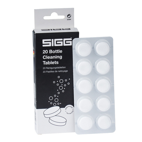 SIGG - Bottle Clean Tablets for Cleaning Bottles, Thermoses and Cups - 20 pieces - 6044.40