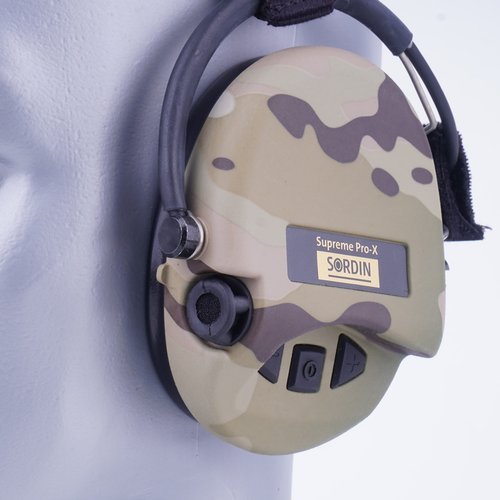 Sordin - Supreme Pro-X Neckband Hearing Protectors - Multicam - 76302-X-06-S