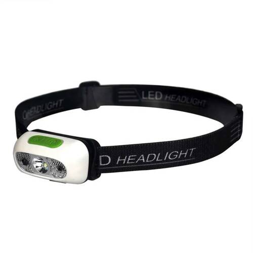 Speras - B6 LED Flashlight / Headlamp - 120 Lumens - micro USB - Black - B6