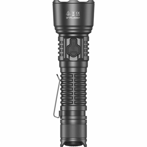 Speras - EST PLUS LED Tactical Flashlight with 3800 mAh Battery - 1600 lm - Black - SPERAS PLUS