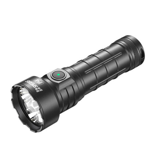 Speras - P4 LED Tactical Flashlight with 5000 mAh Battery - 4000 lm - Black - SPERAS 4