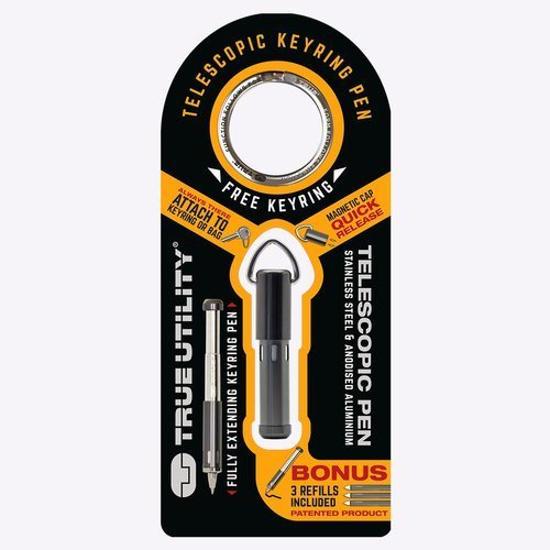 True Utility - Telescopic Pen - Key Ring Accessory - TU258K