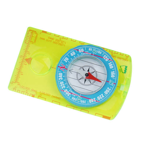 UST - Hi Vis Deluxe Map Compass - Blue - 1156796