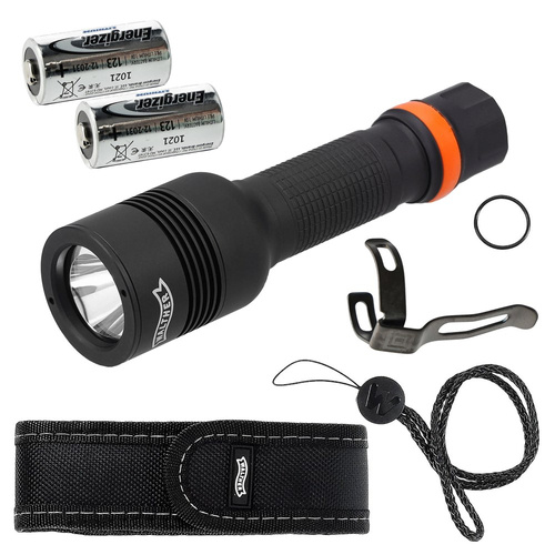 Walther - Flashlight LED HFC1 - 1000 lm - Black - 3.7145