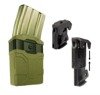 ESP - Belt mounted Swivel Plastic Holder for M16, M4 Magazine - Khaki - MH-04-M16 KH