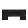 Helikon - Expansion Panel for Chest Rig Guardian - Cordura - Black - MO-GCP-CD-01