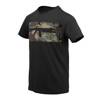 Helikon - T-Shirt 16/203 Combo - Black/US Woodland - TS-COM-CO