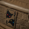 M-Tac - Queen of Spades Patch - Cordura 500D - Coyote/Black - 51362005