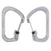 Nite Ize - SlideLock® Carabiner Stainless Steel #3 - Stainless - CSL3-11-R6