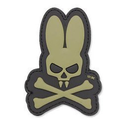 101 Inc. - Naszywka 3D - Skull Bunny - Zielony OD