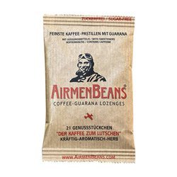 AirmenBeans - Pastylki do ssania z kawą i guaraną - 21 szt - 40580