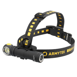 Armytek - Latarka czołowa Wizard C2 Pro Max LR - Ładowarka magnetyczna - 4150 lm - 21700 - Czarny - F06702C